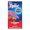 Ziploc Double Zipper Storage Bags, 1 qt, 1.75 mil, 9.63" x 8.5", Clear, PK432 PK 314469 - alternate 4
